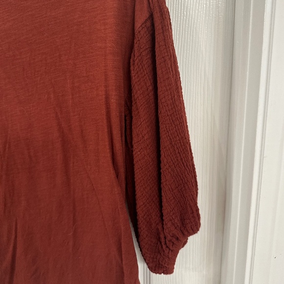 Velvet Maroon Cropped Shirt - Picture 2 of 2